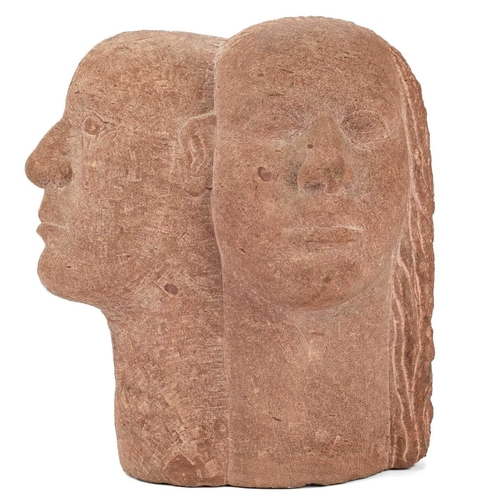 481 - Alex SMIRNOFF (1960) Head Stone, height 25cm.