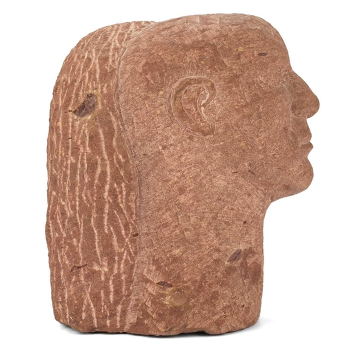 481 - Alex SMIRNOFF (1960) Head Stone, height 25cm.