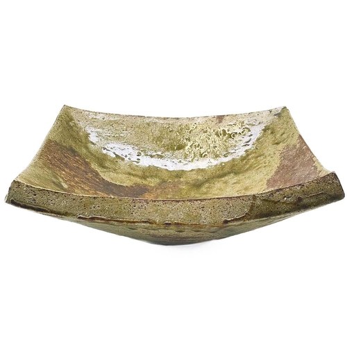 577 - Janet LEACH (1918-1997) Square Bowl Stoneware, impressed personal and Leach Pottery mark to base, 31... 