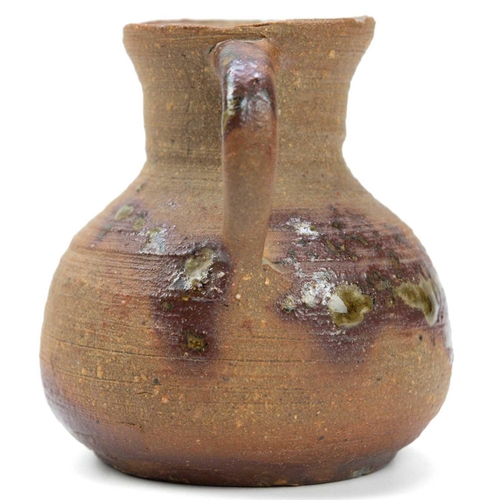 579 - Janet LEACH (1918-1997) Small twin handled vase  Stoneware, impressed presonal and Leach Pottery sea... 