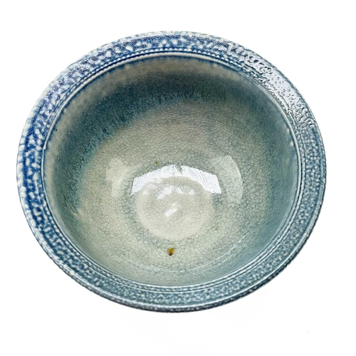 580 - Steve HARRISON (XX-XXI) Salt Glaze Bowl Stoneware, diameter 15cm. Excellent condition.