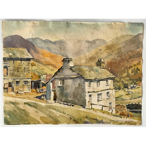 710 - Philip Collingwood PRIESTLY (1901-1972) Ambleside Watercolour, signed and inscribed, 29 x 39cm.