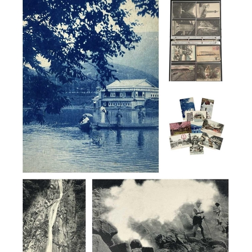 126 - A collection of Japanese postcards, early 20th century. Two hundred and sixty seven Japanese postcar... 