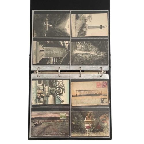 126 - A collection of Japanese postcards, early 20th century. Two hundred and sixty seven Japanese postcar... 
