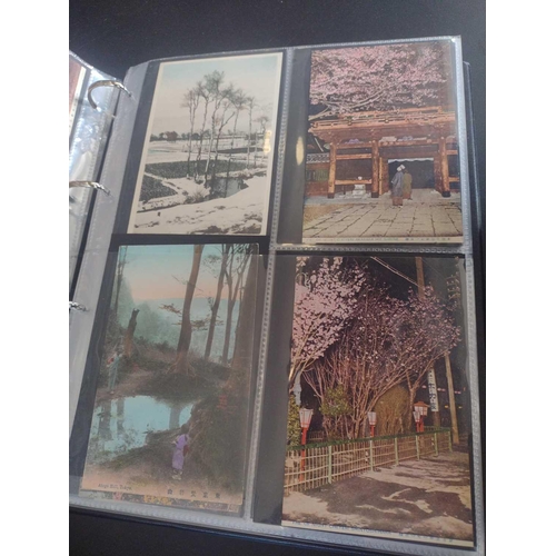 126 - A collection of Japanese postcards, early 20th century. Two hundred and sixty seven Japanese postcar... 