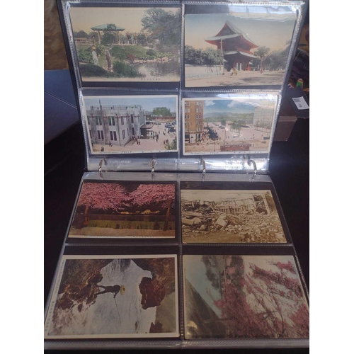 126 - A collection of Japanese postcards, early 20th century. Two hundred and sixty seven Japanese postcar... 