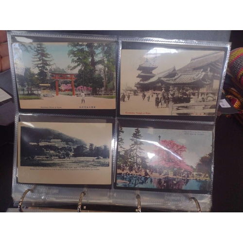 126 - A collection of Japanese postcards, early 20th century. Two hundred and sixty seven Japanese postcar... 