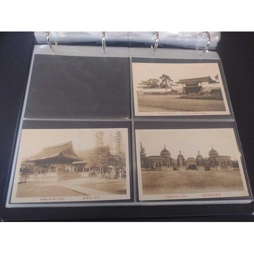 126 - A collection of Japanese postcards, early 20th century. Two hundred and sixty seven Japanese postcar... 