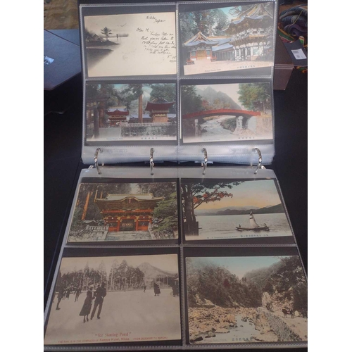 126 - A collection of Japanese postcards, early 20th century. Two hundred and sixty seven Japanese postcar... 