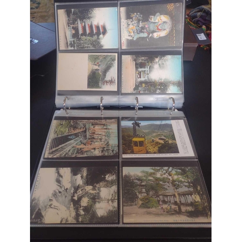 126 - A collection of Japanese postcards, early 20th century. Two hundred and sixty seven Japanese postcar... 