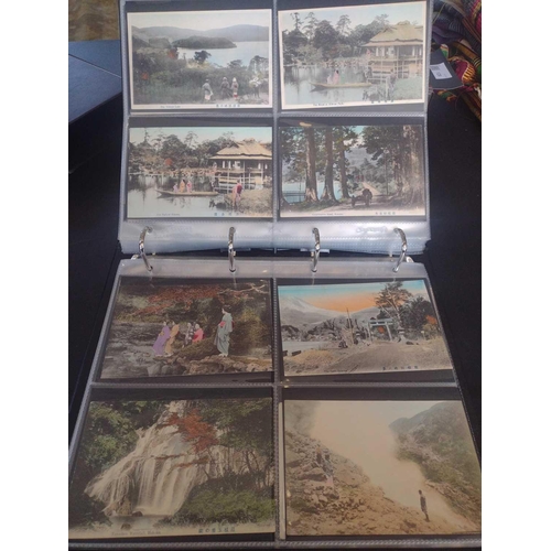 126 - A collection of Japanese postcards, early 20th century. Two hundred and sixty seven Japanese postcar... 