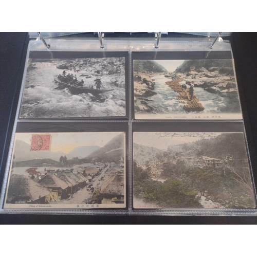 126 - A collection of Japanese postcards, early 20th century. Two hundred and sixty seven Japanese postcar... 