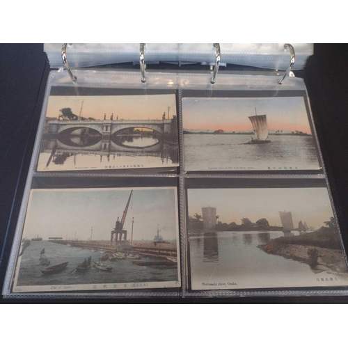 126 - A collection of Japanese postcards, early 20th century. Two hundred and sixty seven Japanese postcar... 