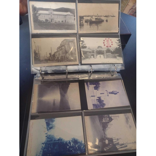 126 - A collection of Japanese postcards, early 20th century. Two hundred and sixty seven Japanese postcar... 