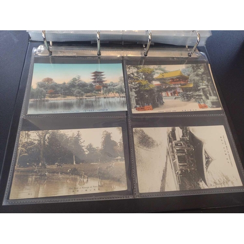 126 - A collection of Japanese postcards, early 20th century. Two hundred and sixty seven Japanese postcar... 