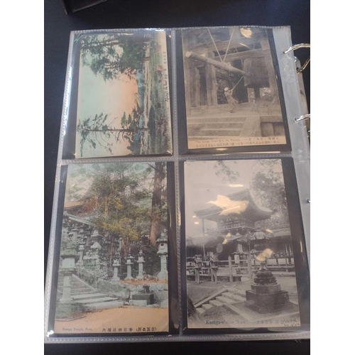 126 - A collection of Japanese postcards, early 20th century. Two hundred and sixty seven Japanese postcar... 
