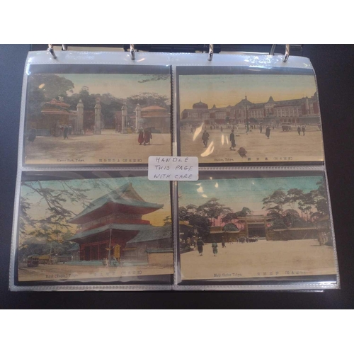 126 - A collection of Japanese postcards, early 20th century. Two hundred and sixty seven Japanese postcar... 