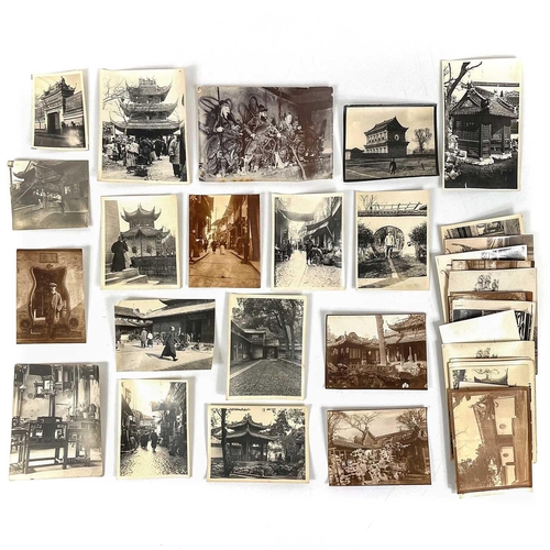 2 - A collection of early 20th century photographs of Shanghai, China. Forty b+w photographs, depicting ... 