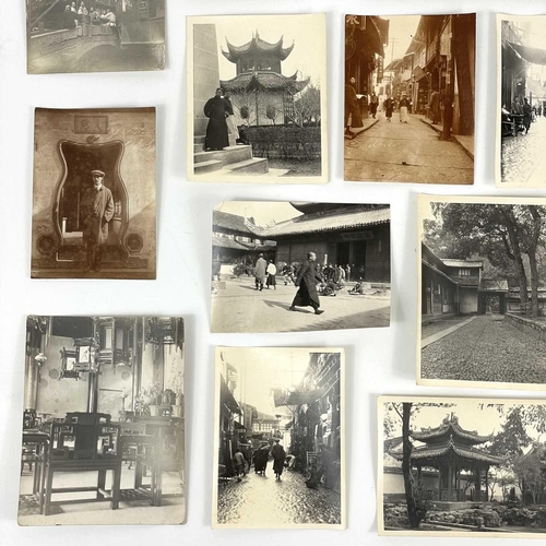 2 - A collection of early 20th century photographs of Shanghai, China. Forty b+w photographs, depicting ... 