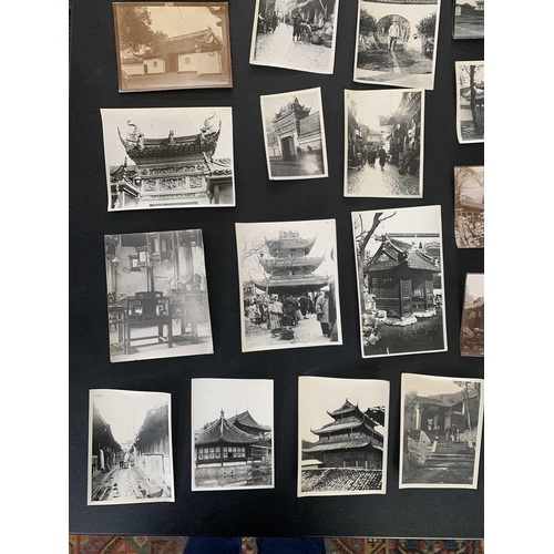 2 - A collection of early 20th century photographs of Shanghai, China. Forty b+w photographs, depicting ... 