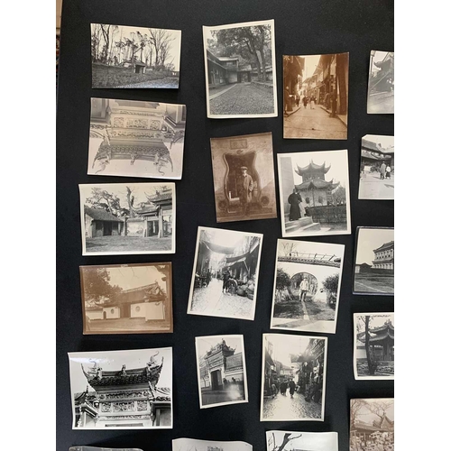 2 - A collection of early 20th century photographs of Shanghai, China. Forty b+w photographs, depicting ... 