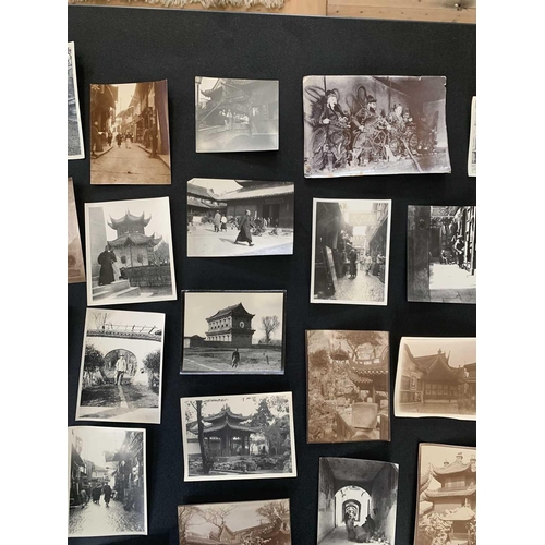 2 - A collection of early 20th century photographs of Shanghai, China. Forty b+w photographs, depicting ... 