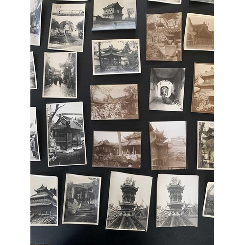 2 - A collection of early 20th century photographs of Shanghai, China. Forty b+w photographs, depicting ... 