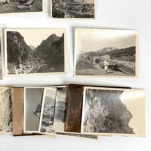 4 - A collection of early 20th century photographs of China and Korea. Over thirty b+w photographs, depi... 