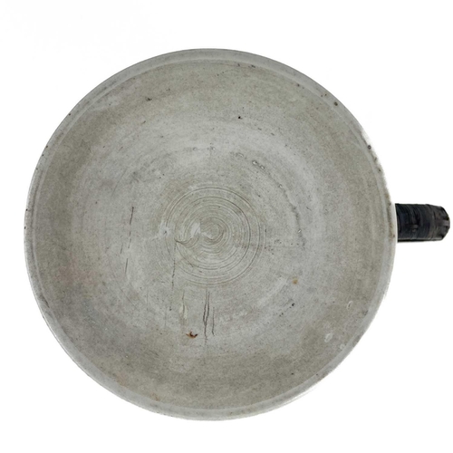 56 - Two Chinese export blue and white porcelain tankards, Qianlong period. Height 14cm, diameter 11.5cm ... 