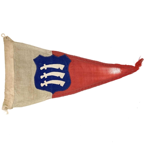 213 - A WW II Essex regiment aerial pennant. Width 35.5cm.