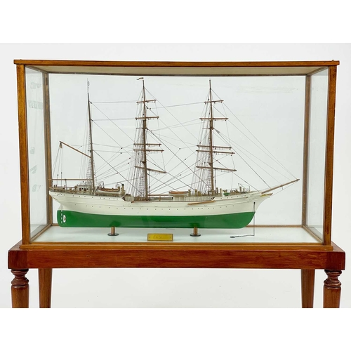 237 - A fine model of the USCGC Eagle. The Eagle was formerly the German ship Horst Wessel, at the end of ... 