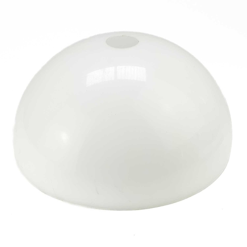 262 - A pair of perspex dome light shades. Diameter 41cm.