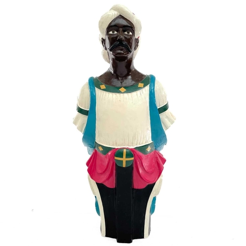 27 - A large fibreglass figurehead. height 120cm.