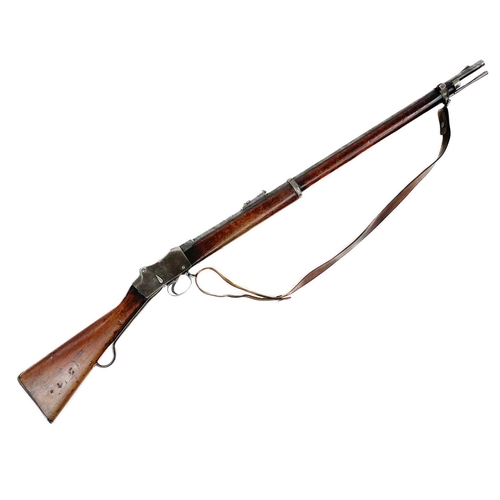 273 - An Enfield Martini-Henry Mark IV Class I Long Lever Single Shot Service Rifle. The 82.5cm round stee... 