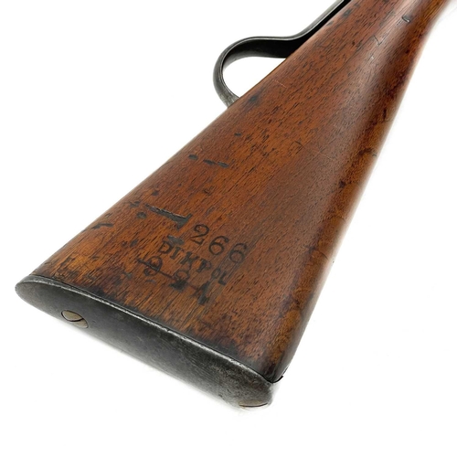 273 - An Enfield Martini-Henry Mark IV Class I Long Lever Single Shot Service Rifle. The 82.5cm round stee... 