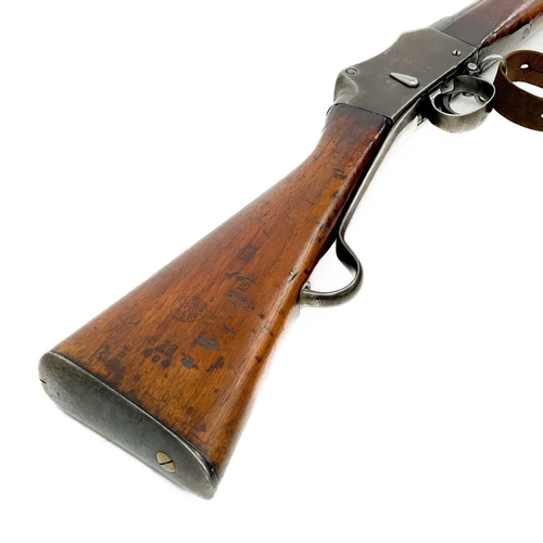 273 - An Enfield Martini-Henry Mark IV Class I Long Lever Single Shot Service Rifle. The 82.5cm round stee... 