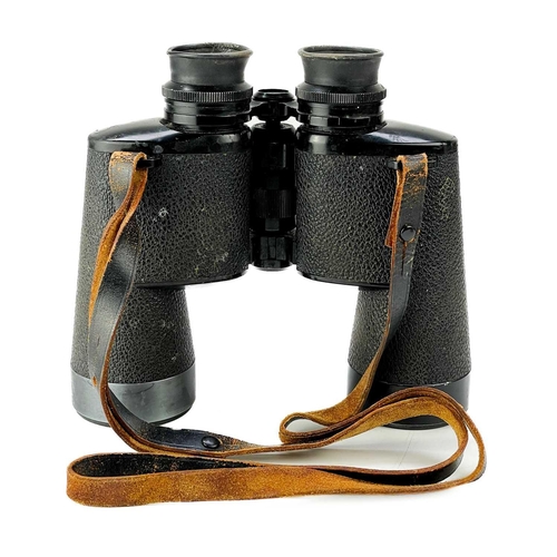 281 - A pair of Carl Zeiss Binoctar Naval Binoculars. Leather case, together with a further pair of Zeiss ... 