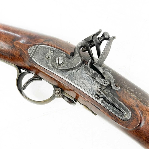 288 - A William & Samuel Rooke flintlock sporting gun. Signed on the steel lockplate, with full walnut sto... 