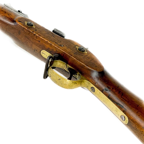 289 - A Snider-Enfield .577 calibre triple-banded breech loading service rifle. With percussion hammer, th... 