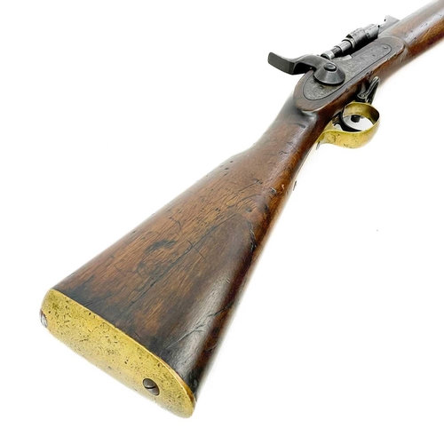 289 - A Snider-Enfield .577 calibre triple-banded breech loading service rifle. With percussion hammer, th... 