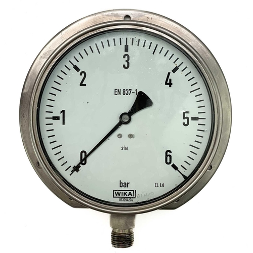 30 - A brass Dewrance & Co London pressure gauge. Diameter 18cm, another early 20th century gauge, and tw... 