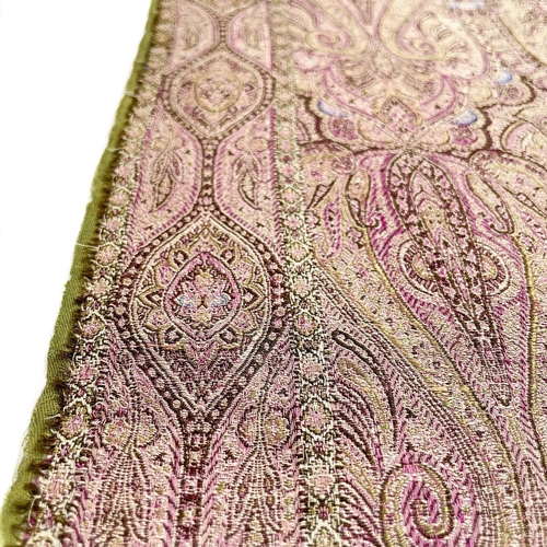 311 - A Victorian paisley shawl. 165cm x 180cm.