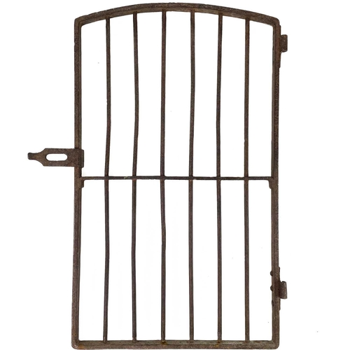 346 - A small wrought iron gate. Height 65.5cm width 38.5cm.