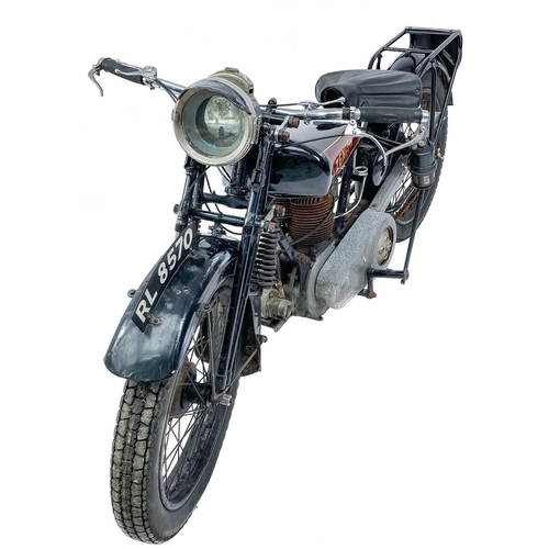 400 - A 1928 Zenith 500cc JAP motorcycle. Registration number RL 8570 Frame number 12176 Engine number K-C... 