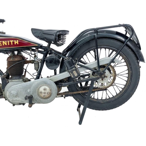 400 - A 1928 Zenith 500cc JAP motorcycle. Registration number RL 8570 Frame number 12176 Engine number K-C... 