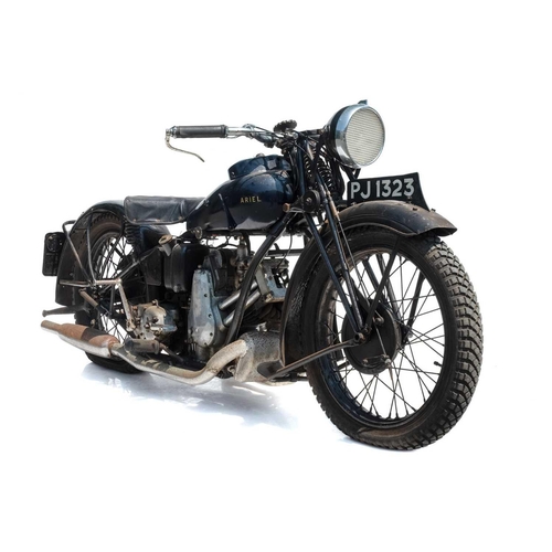 401 - A 1931 Ariel 500cc motorcycle. Registration number PJ 1323 Frame number S1420 Engine number S1364 Fi... 