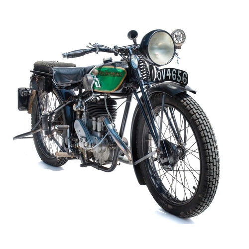 402 - A 1931 New Imperial “3.50 h.p. Light Tourist Model 2” 350cc motorcycle. Registration number OV 4656 ... 