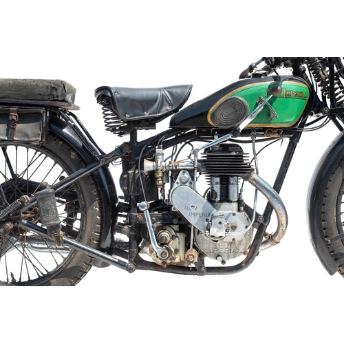 402 - A 1931 New Imperial “3.50 h.p. Light Tourist Model 2” 350cc motorcycle. Registration number OV 4656 ... 