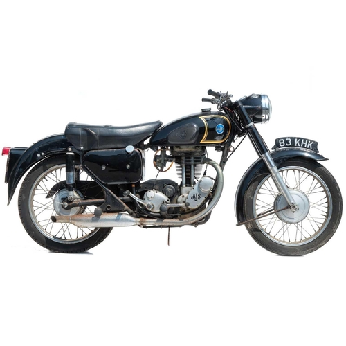 404 - A 1957 AJS 350cc motorcycle. Registration 83 KHK    Frame number A56145 Engine number 57/16MS31945 F... 