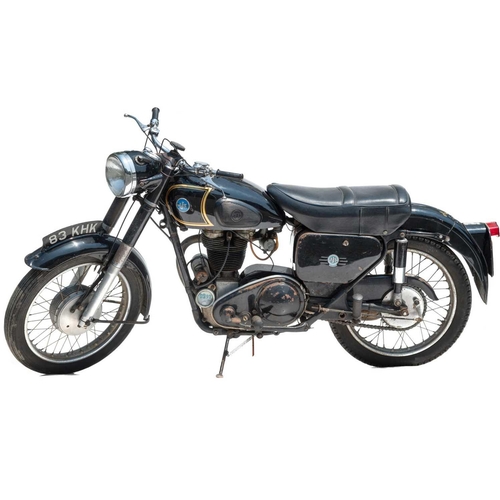 404 - A 1957 AJS 350cc motorcycle. Registration 83 KHK    Frame number A56145 Engine number 57/16MS31945 F... 